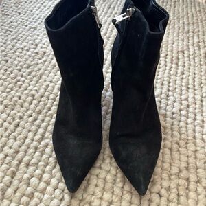 Sam Edelman Black Suede Ankle Booties